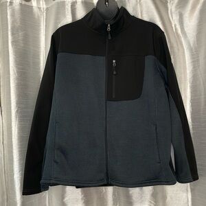 Swiss Tech Men’s 3XL Greystone Stretch Softshell Fleece Lined Zip Up Jacket